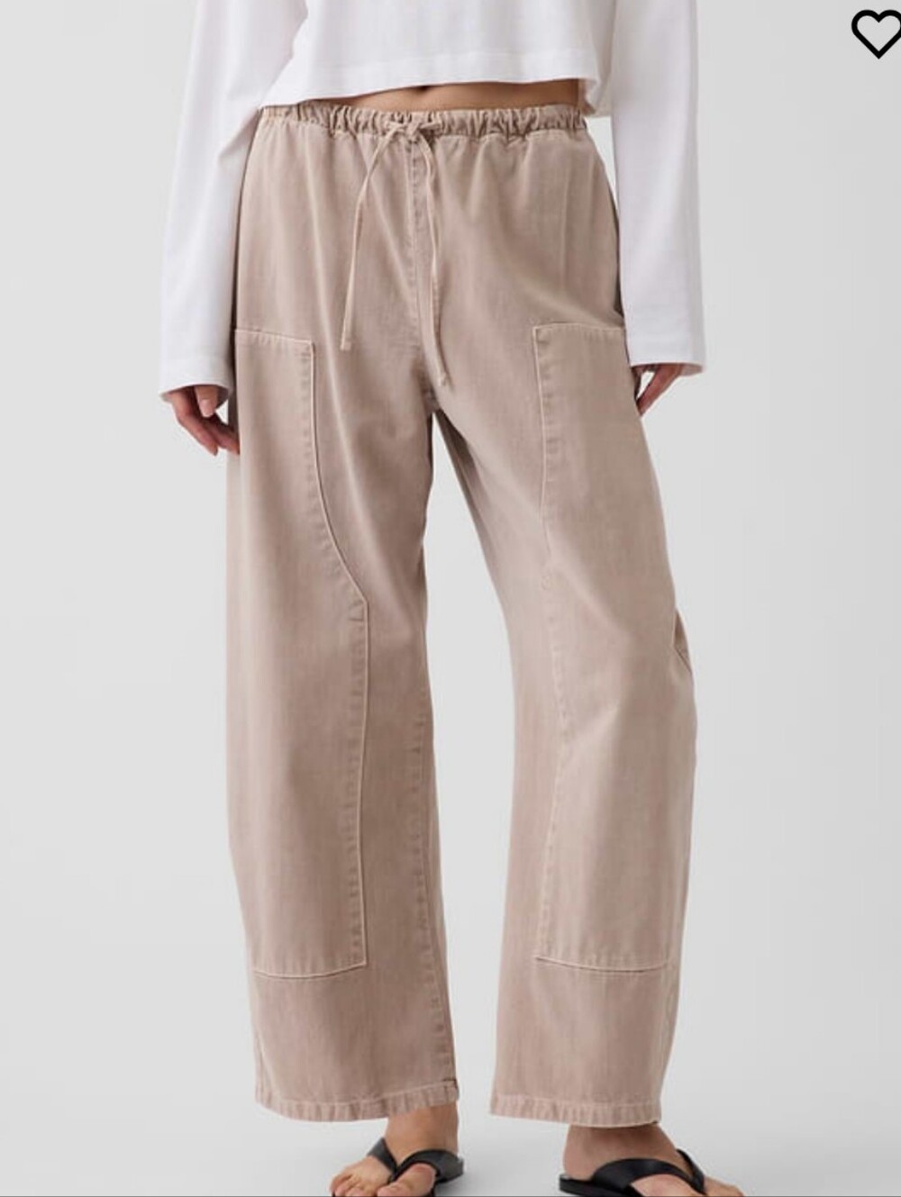 Gap Double Knee Barrel Pants